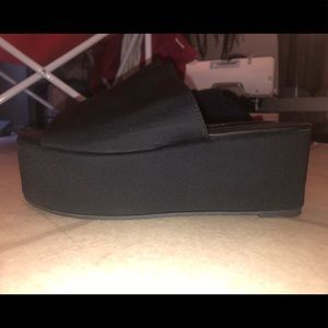 Black Platform Sandals